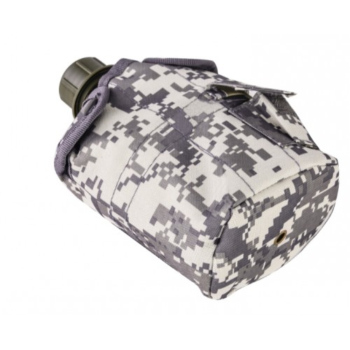 Армейская фляга с кружкой-котелком в чехле камуфляжа Acu
