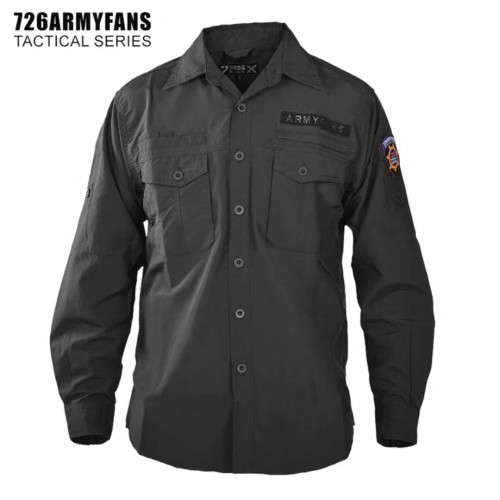 Рубашка 726armyfans (чёрная)