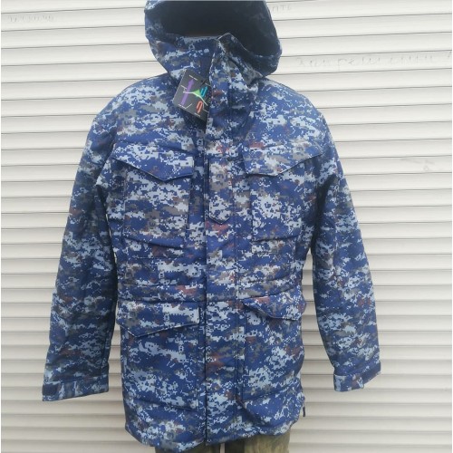 Тактическая куртка М-65 Soft Shell#синяя-цифра