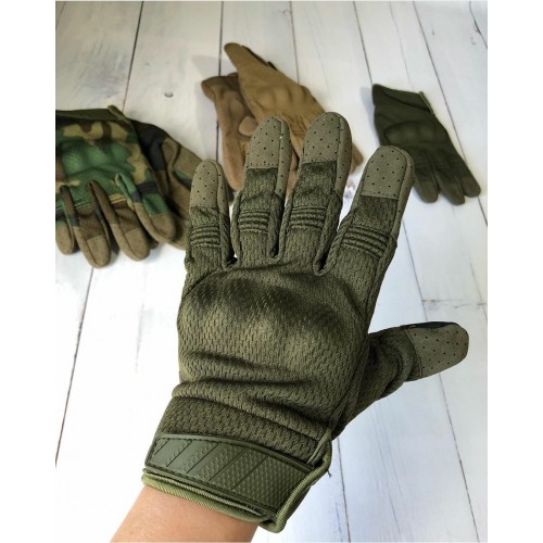 Тактические перчатки с костяшками #woodland 