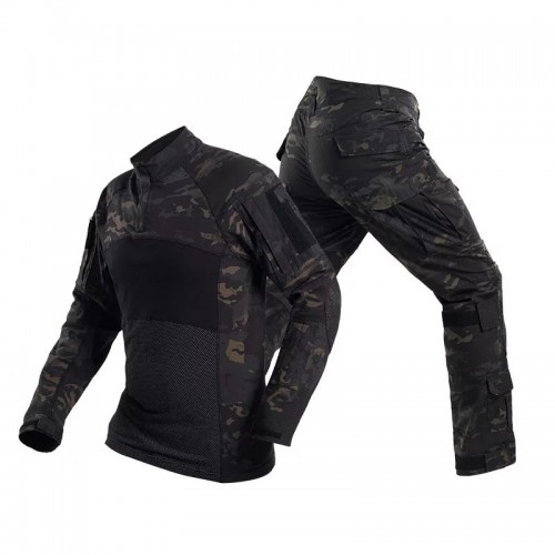 Тактическая форма Combat Shirt #чёрный-мультикам